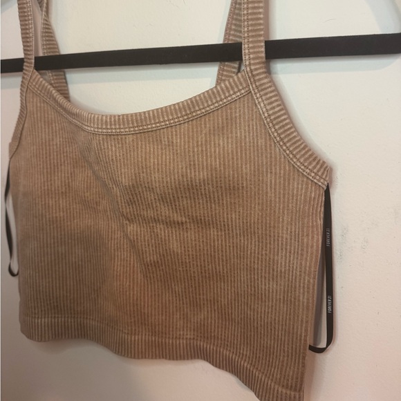 Washed Ribbed Crop Top - Picture 2 of 6
